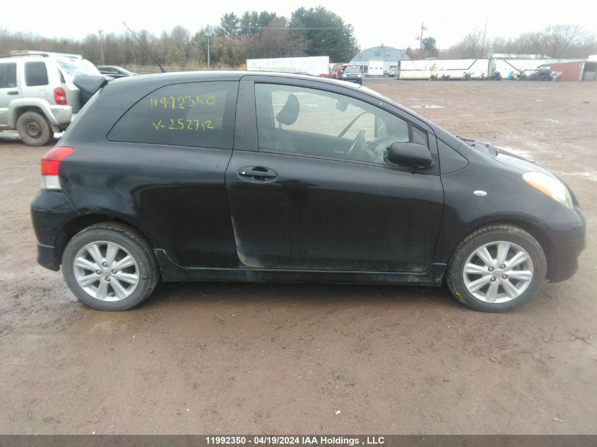 2009 Toyota Yaris VIN: JTDJT903795252712 Lot: 11992350