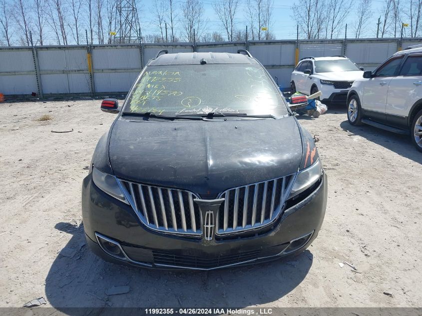 2014 Lincoln Mkx VIN: 2LMDJ8JK5EBL14570 Lot: 11992355