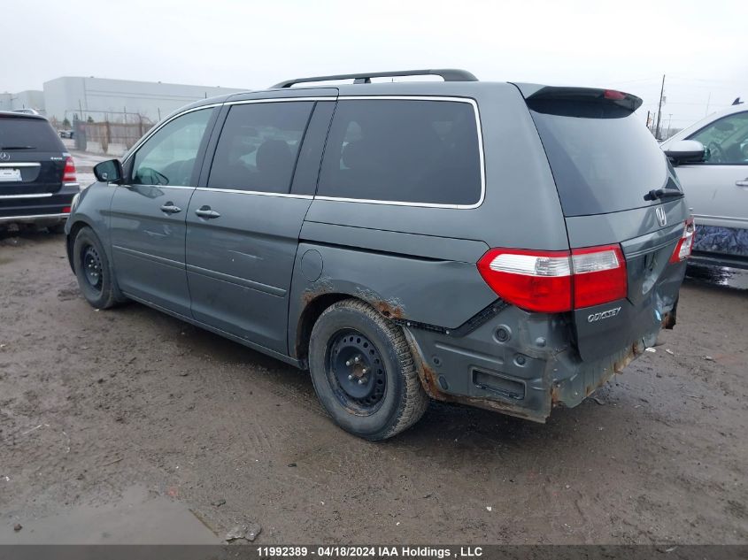 2007 Honda Odyssey Ex VIN: 5FNRL38407B506365 Lot: 11992389