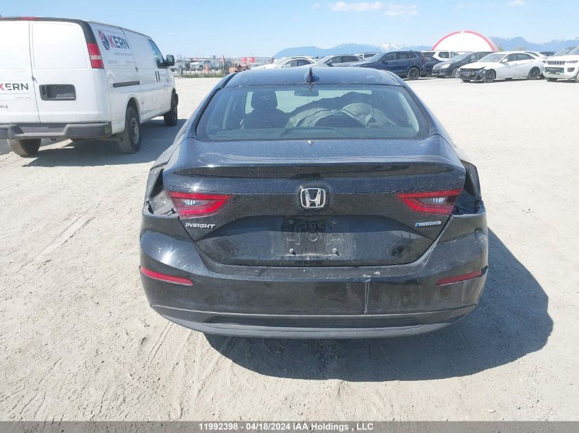 2019 Honda Insight VIN: 19XZE4F52KE400543 Lot: 11992398