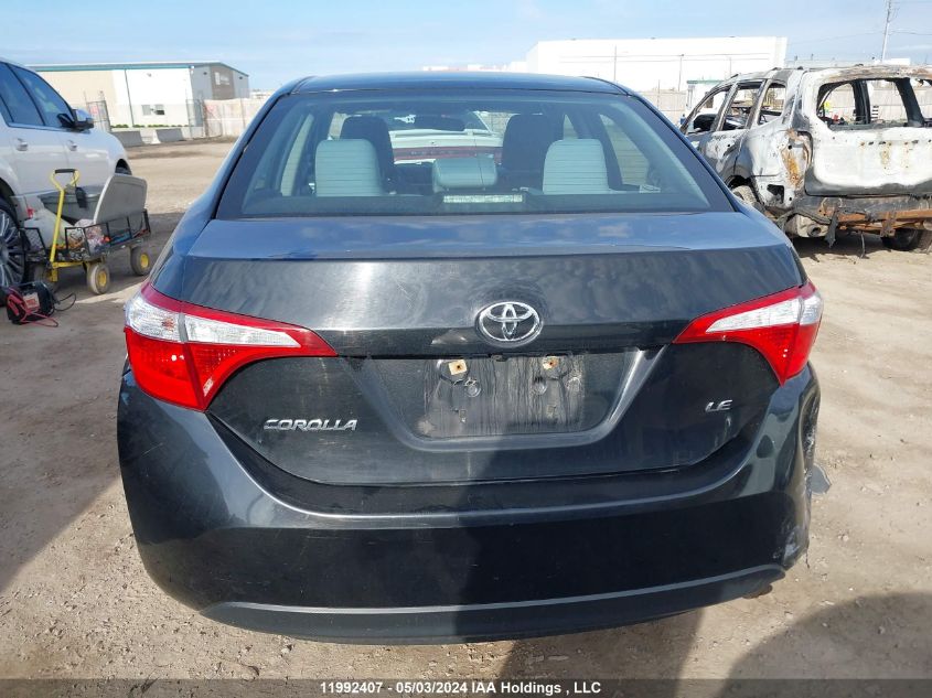 2016 Toyota Corolla Le VIN: 2T1BURHE2GC596701 Lot: 11992407