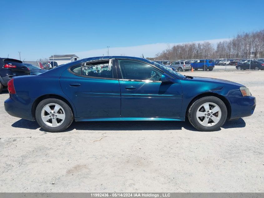 2005 Pontiac Grand Prix VIN: 2G2WP522051200250 Lot: 11992436