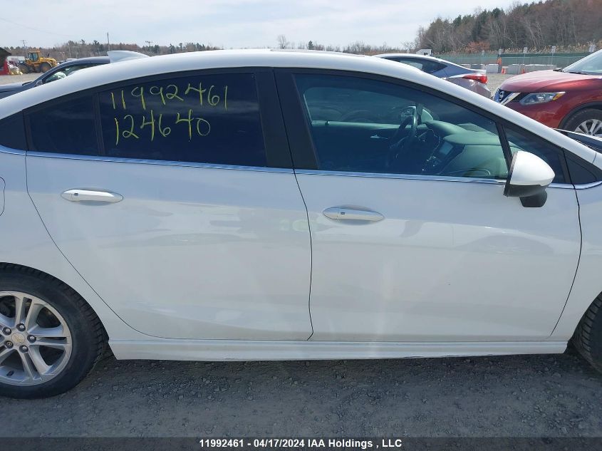 2018 Chevrolet Cruze VIN: 1G1BH5SE6J7124640 Lot: 11992461