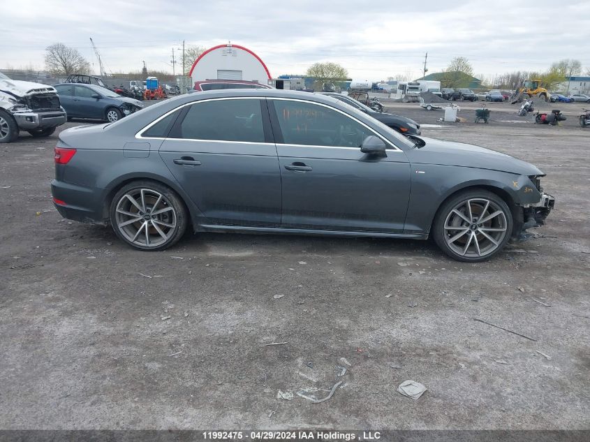 2017 Audi A4 VIN: WAUENAF46HA077188 Lot: 11992475