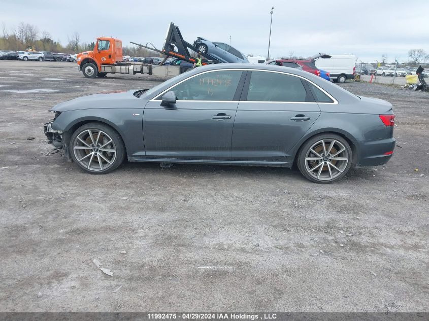 2017 Audi A4 VIN: WAUENAF46HA077188 Lot: 11992475