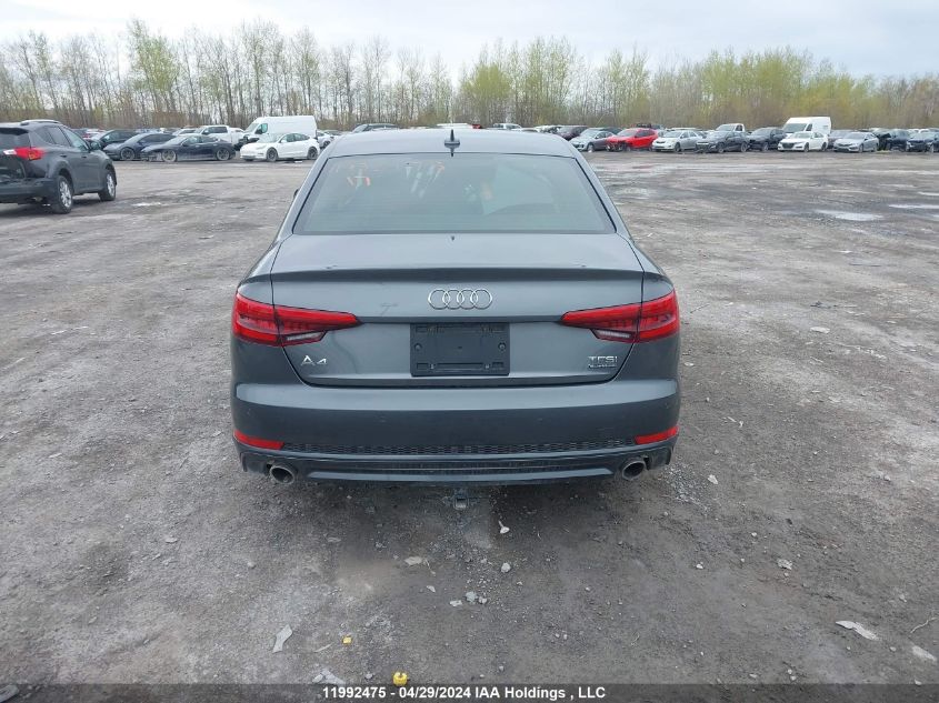 2017 Audi A4 VIN: WAUENAF46HA077188 Lot: 11992475