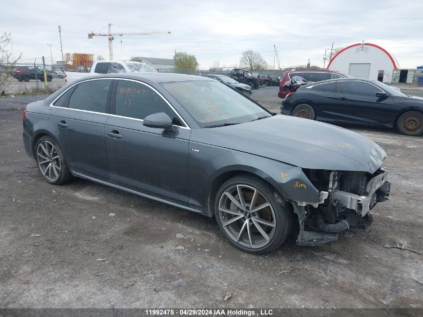 2017 Audi A4 VIN: WAUENAF46HA077188 Lot: 11992475