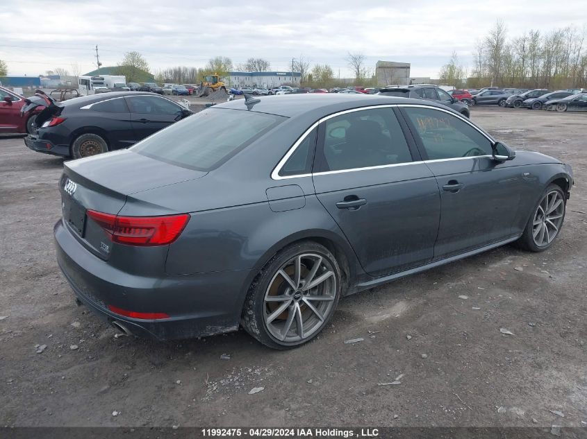 2017 Audi A4 VIN: WAUENAF46HA077188 Lot: 11992475