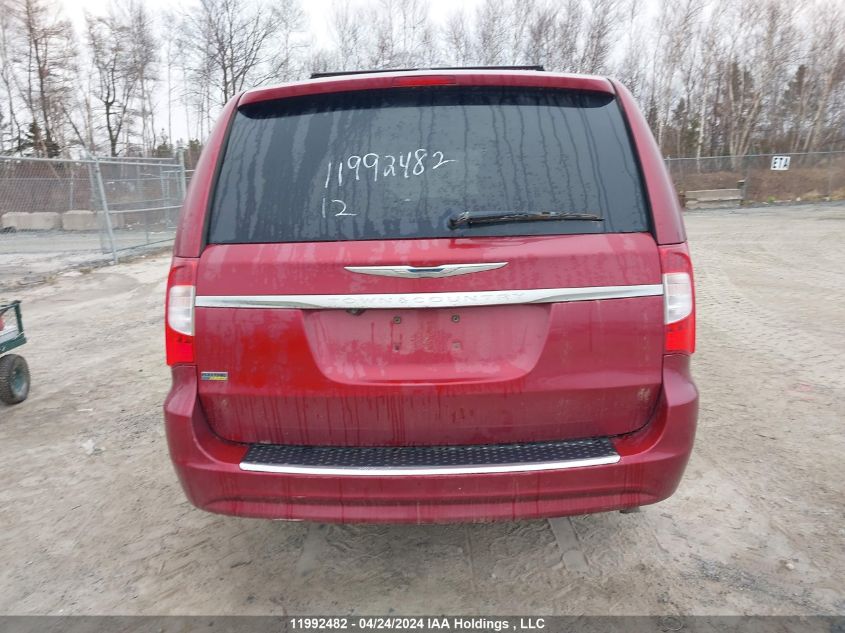 2012 Chrysler Town & Country Touring VIN: 2C4RC1BGXCR389755 Lot: 11992482