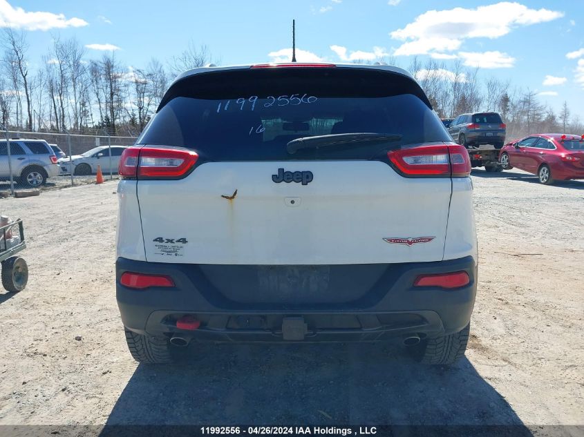 2016 Jeep Cherokee Trailhawk VIN: 1C4PJMBS8GW365003 Lot: 11992556