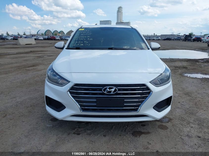 2019 Hyundai Accent Se/Sel VIN: 3KPC25A36KE045970 Lot: 11992561