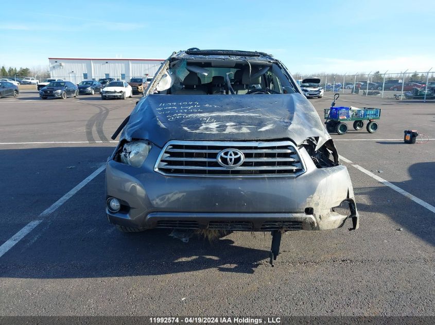 2009 Toyota Highlander Limited VIN: JTEES42A792139956 Lot: 11992574