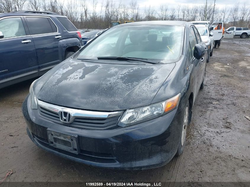 2012 Honda Civic Sdn VIN: 2HGFB2F41CH055200 Lot: 11992589