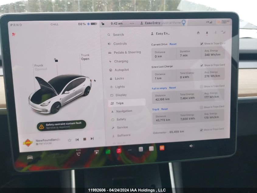 2020 Tesla Model 3 VIN: 5YJ3E1EA5LF715576 Lot: 11992606