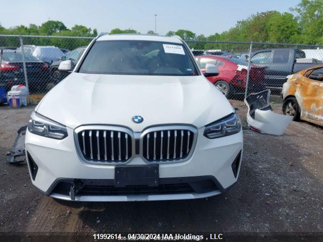 2023 BMW X3 VIN: 5UX53DP07P9R75495 Lot: 11992614