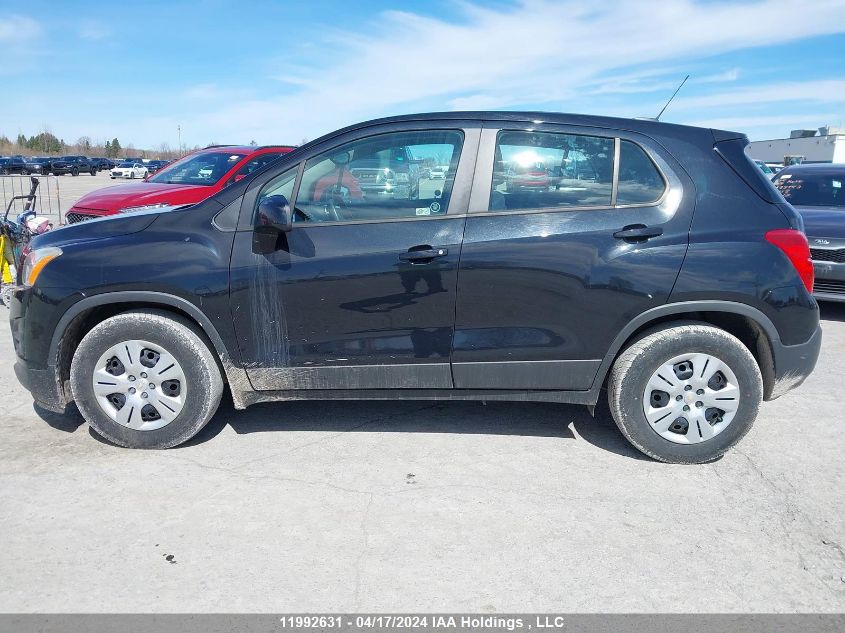 2015 Chevrolet Trax Ls VIN: 3GNCJKSB1FL153557 Lot: 11992631