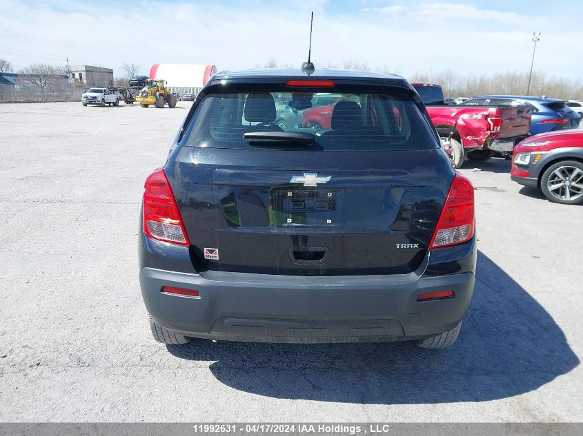 2015 Chevrolet Trax Ls VIN: 3GNCJKSB1FL153557 Lot: 11992631