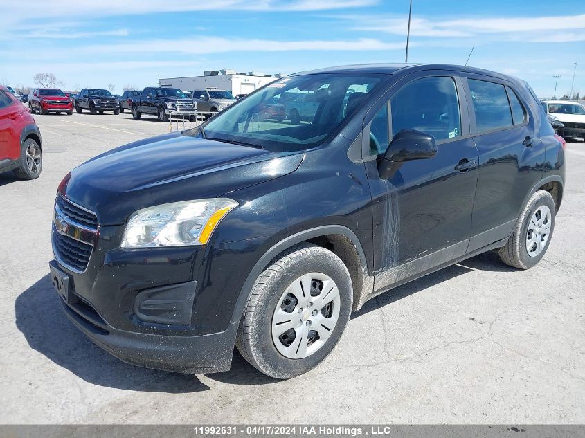 2015 Chevrolet Trax Ls VIN: 3GNCJKSB1FL153557 Lot: 11992631