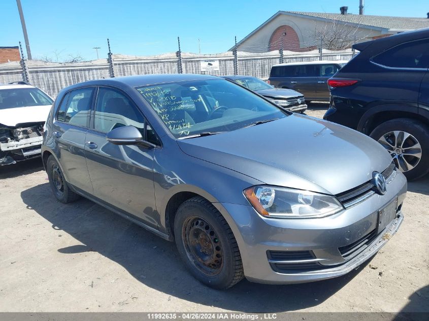 2017 Volkswagen Golf VIN: 3VW217AU5HM038118 Lot: 11992635