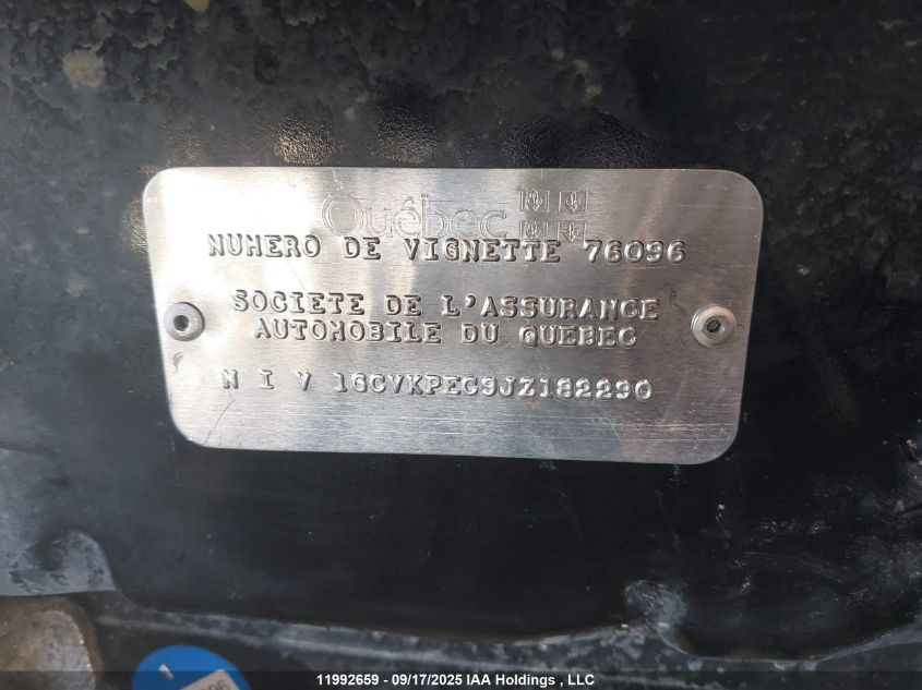 2018 Chevrolet Silverado 1500 VIN: 1GCVKPEC9JZ182290 Lot: 11992659