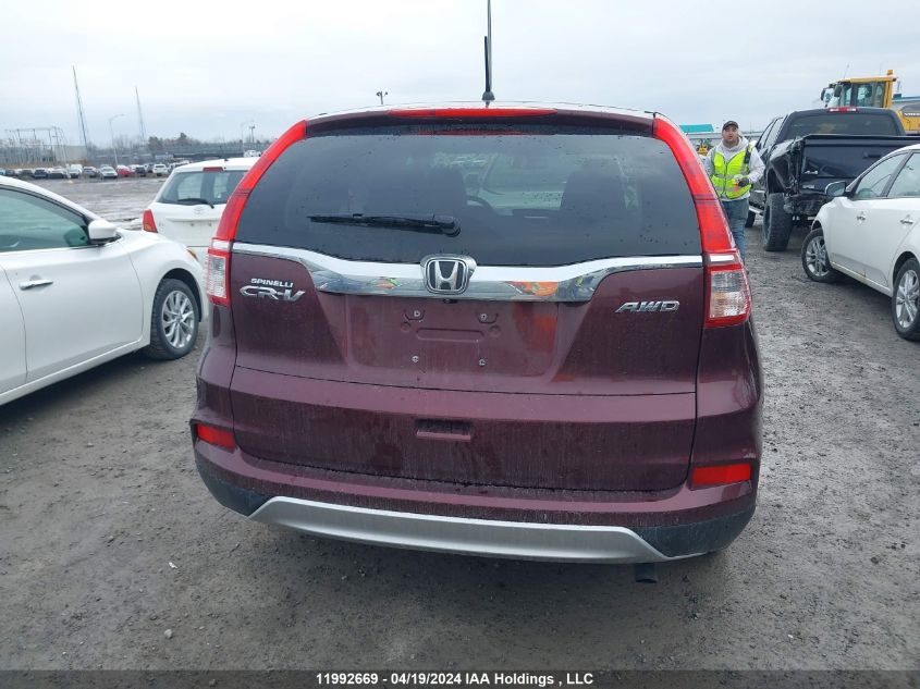 2015 Honda Cr-V VIN: 2HKRM4H54FH115165 Lot: 11992669