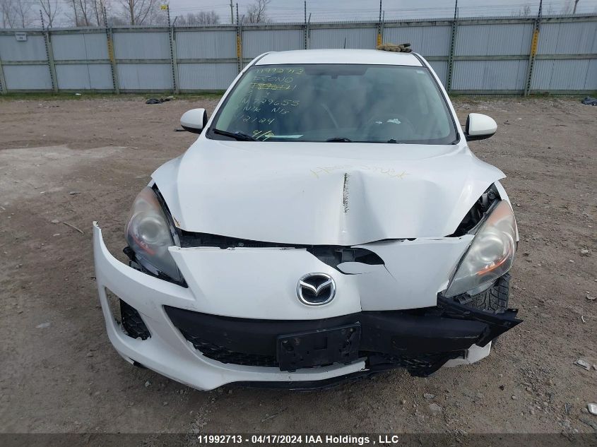 2013 Mazda Mazda3 VIN: JM1BL1KF0D1729655 Lot: 11992713