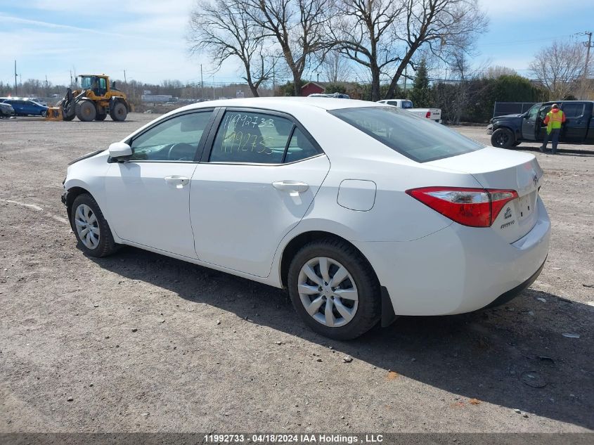 2014 Toyota Corolla L/Le/Le Pls/Prm/S/S Pls VIN: 2T1BURHE5EC212679 Lot: 11992733