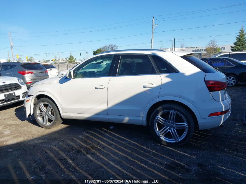 2015 Audi Q3 VIN: WA1FFEFS6FR010738 Lot: 11992781