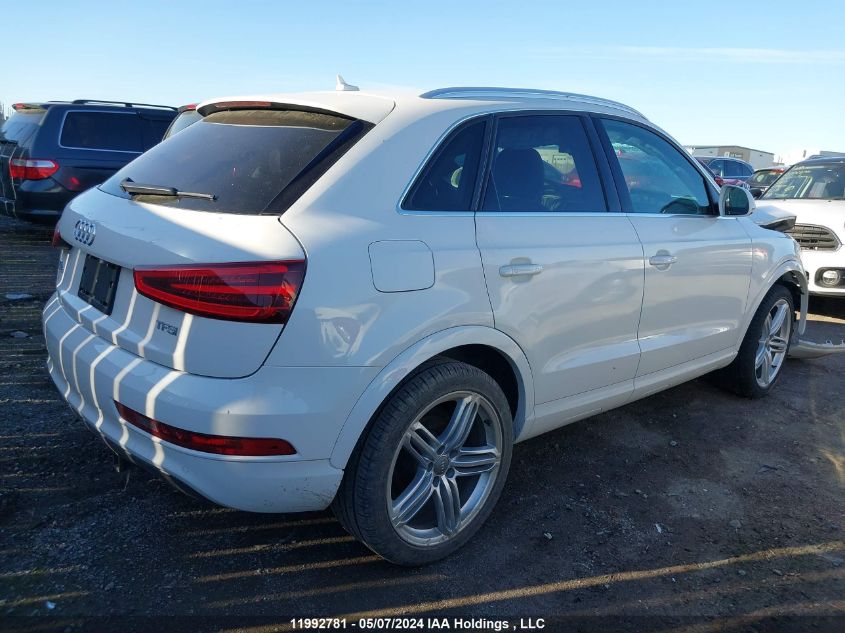 2015 Audi Q3 VIN: WA1FFEFS6FR010738 Lot: 11992781