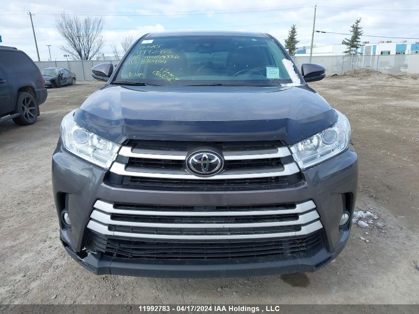 2018 Toyota Highlander Le/Le Plus VIN: 5TDBZRFH7JS830134 Lot: 11992783