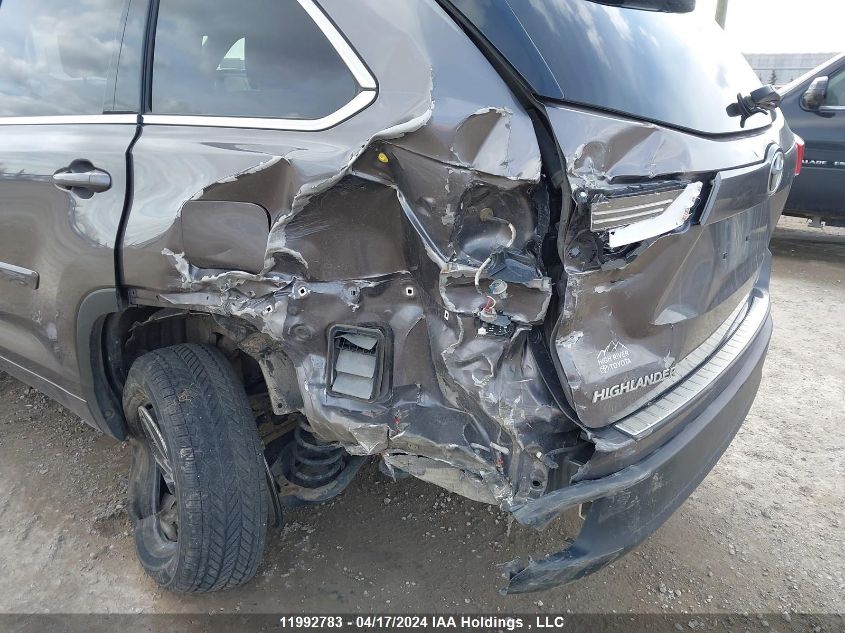 2018 Toyota Highlander Le/Le Plus VIN: 5TDBZRFH7JS830134 Lot: 11992783