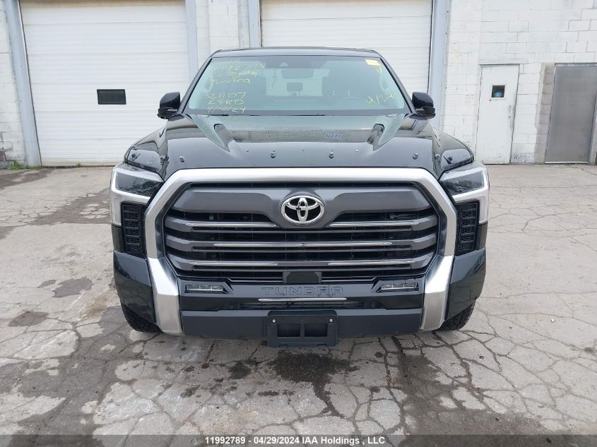 2022 Toyota Tundra Limited VIN: 5TFJA5DBXNX021107 Lot: 11992789