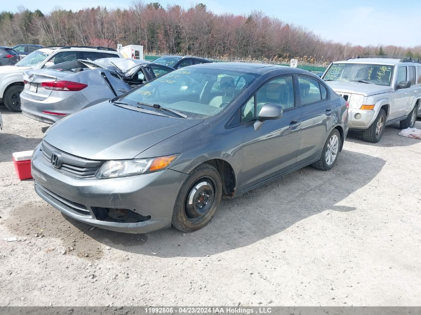 2012 Honda Civic Exl VIN: 2HGFB2F99CH055666 Lot: 11992805