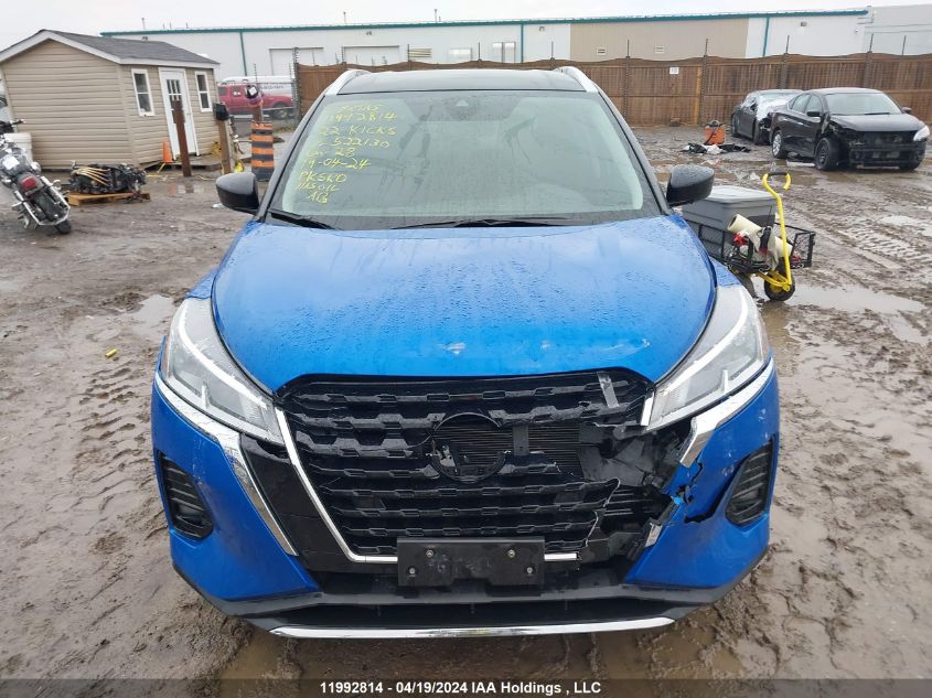 2022 Nissan Kicks VIN: 3N1CP5CVXNL522130 Lot: 11992814
