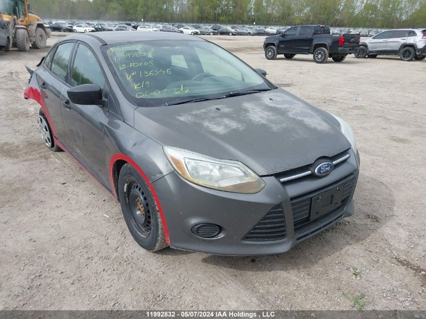 2012 Ford Focus S VIN: 1FAHP3E22CL136746 Lot: 11992832