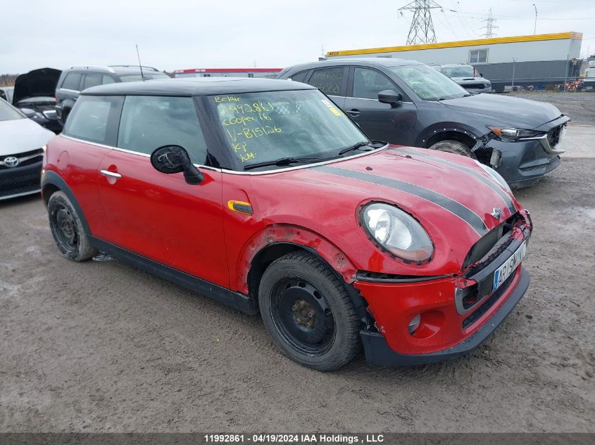 2016 Mini Cooper Hardtop VIN: WMWXP5C54G3B15126 Lot: 11992861