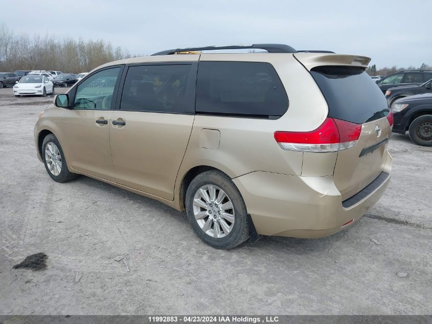 2011 Toyota Sienna VIN: 5TDZK3DC2BS008401 Lot: 11992883