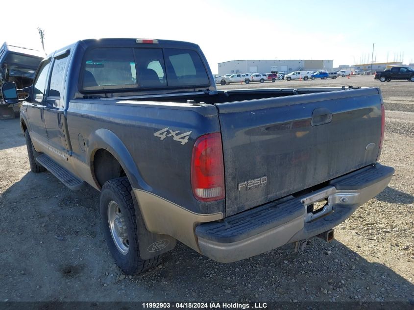 2000 Ford Super Duty F-250 VIN: 1FTNW21S0YEC07406 Lot: 11992903