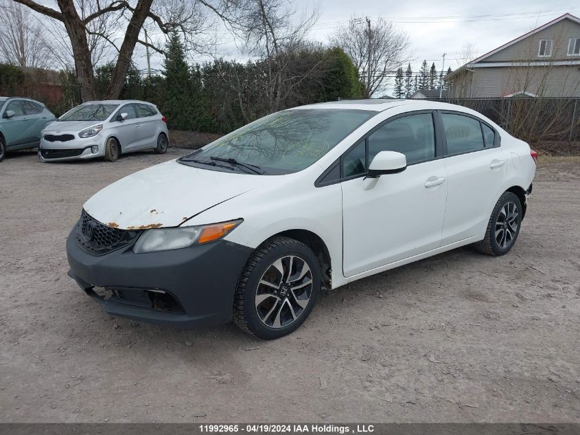 2013 Honda Civic Lx VIN: 2HGFB2E53DH018791 Lot: 11992965