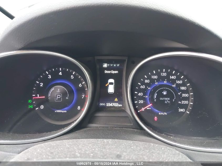 2013 Hyundai Santa Fe VIN: 5XYZUDLA7DG099519 Lot: 11992975