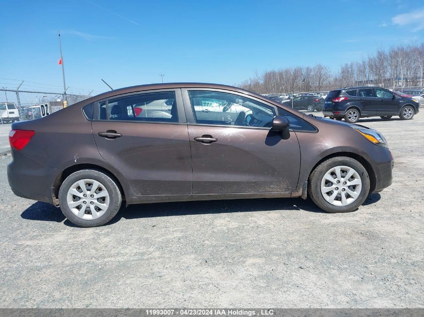 2013 Kia Rio VIN: KNADM4A34D6291706 Lot: 11993007