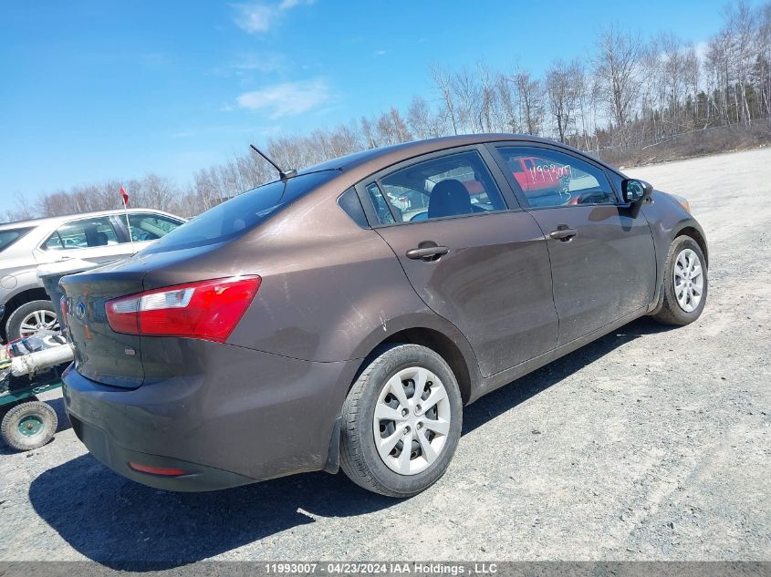 2013 Kia Rio VIN: KNADM4A34D6291706 Lot: 11993007