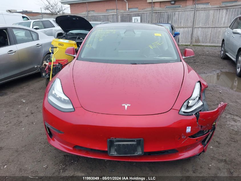 2019 Tesla Model 3 VIN: 5YJ3E1EA2KF403262 Lot: 11993049