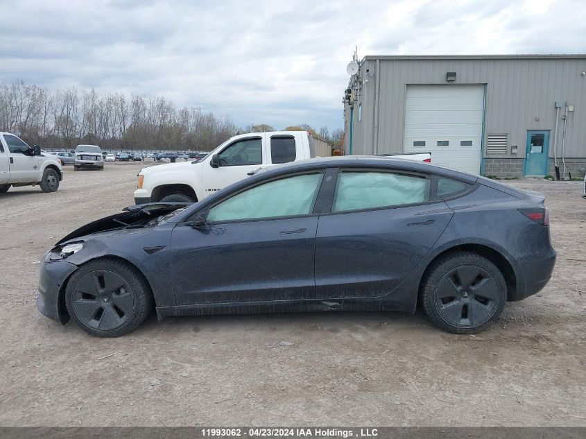 2022 Tesla Model 3 VIN: 5YJ3E1EB3NF181697 Lot: 11993062