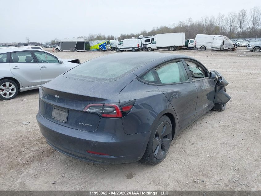 2022 Tesla Model 3 VIN: 5YJ3E1EB3NF181697 Lot: 11993062