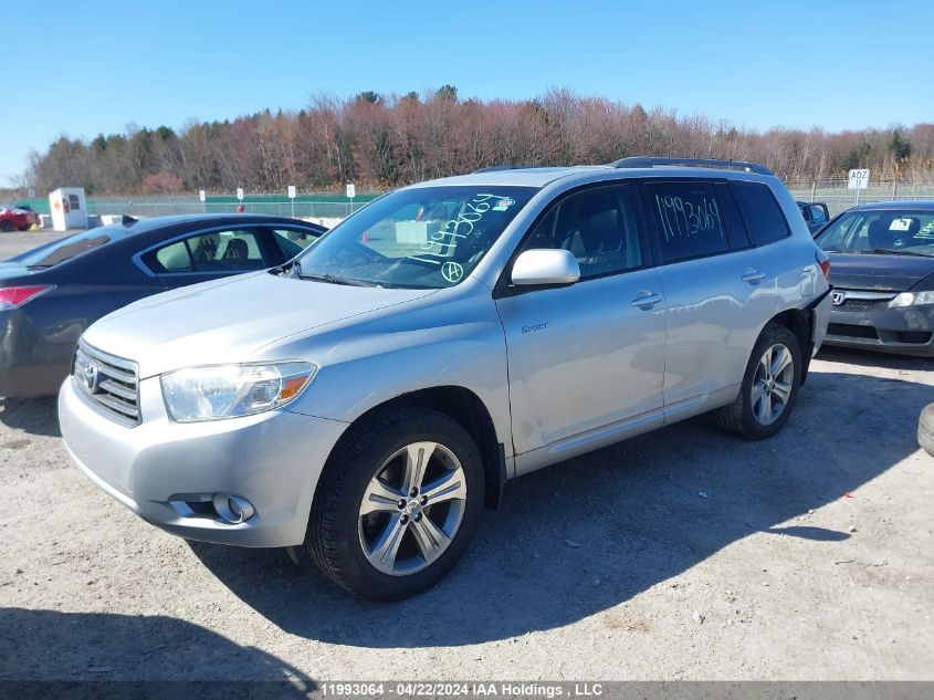 2009 Toyota Highlander VIN: JTEES43A492123907 Lot: 11993064