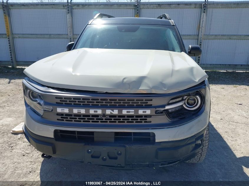 2024 Ford Bronco Sport Badlands VIN: 3FMCR9D96RRE06891 Lot: 11993067