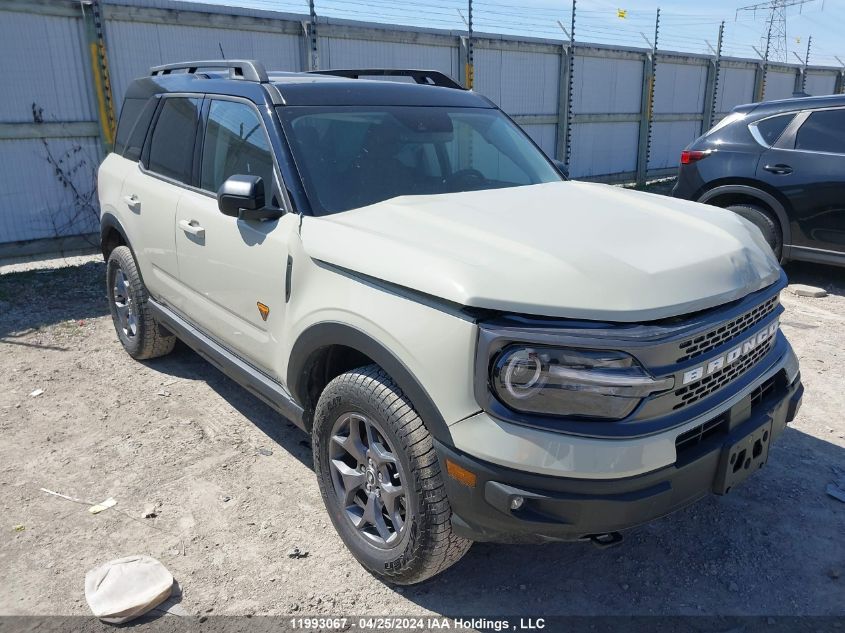 2024 Ford Bronco Sport Badlands VIN: 3FMCR9D96RRE06891 Lot: 11993067