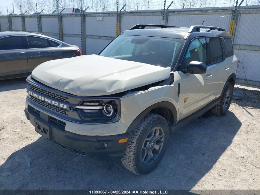 2024 Ford Bronco Sport Badlands VIN: 3FMCR9D96RRE06891 Lot: 11993067