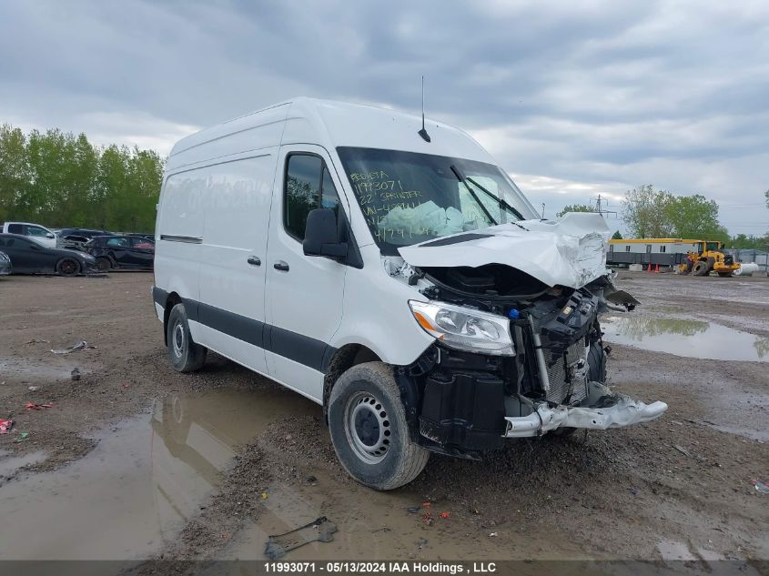 2022 Mercedes-Benz Sprinter 2500 VIN: W1Y4DBHYXNP489111 Lot: 11993071